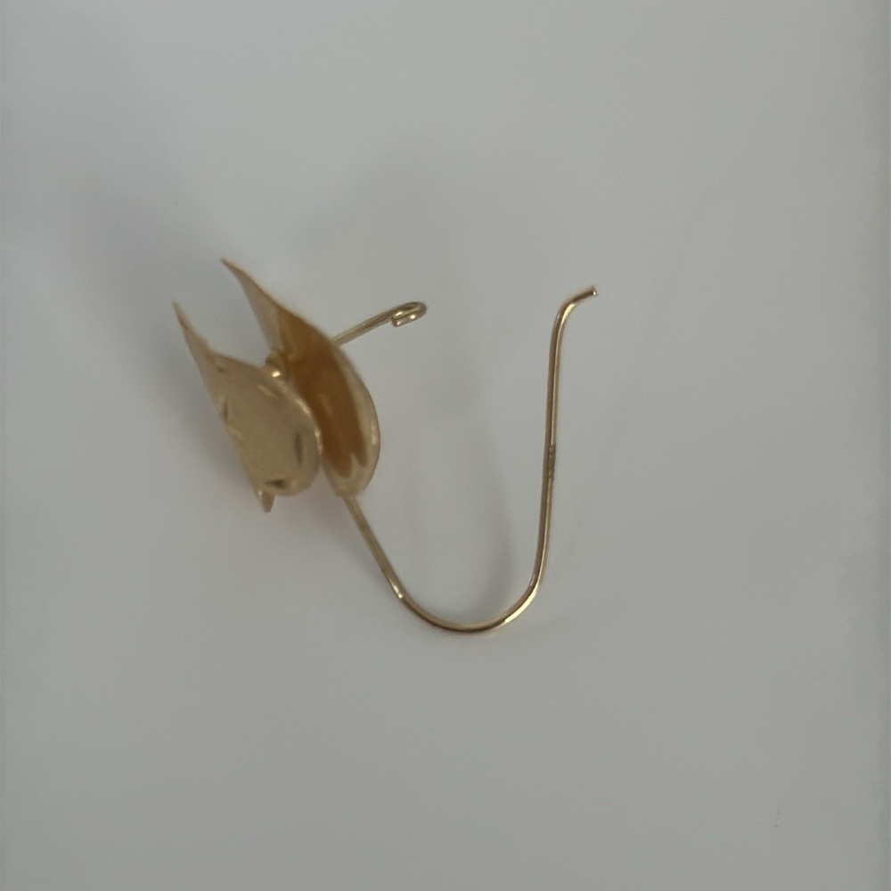 14k real solid gold earnings - Picture 7 of 9